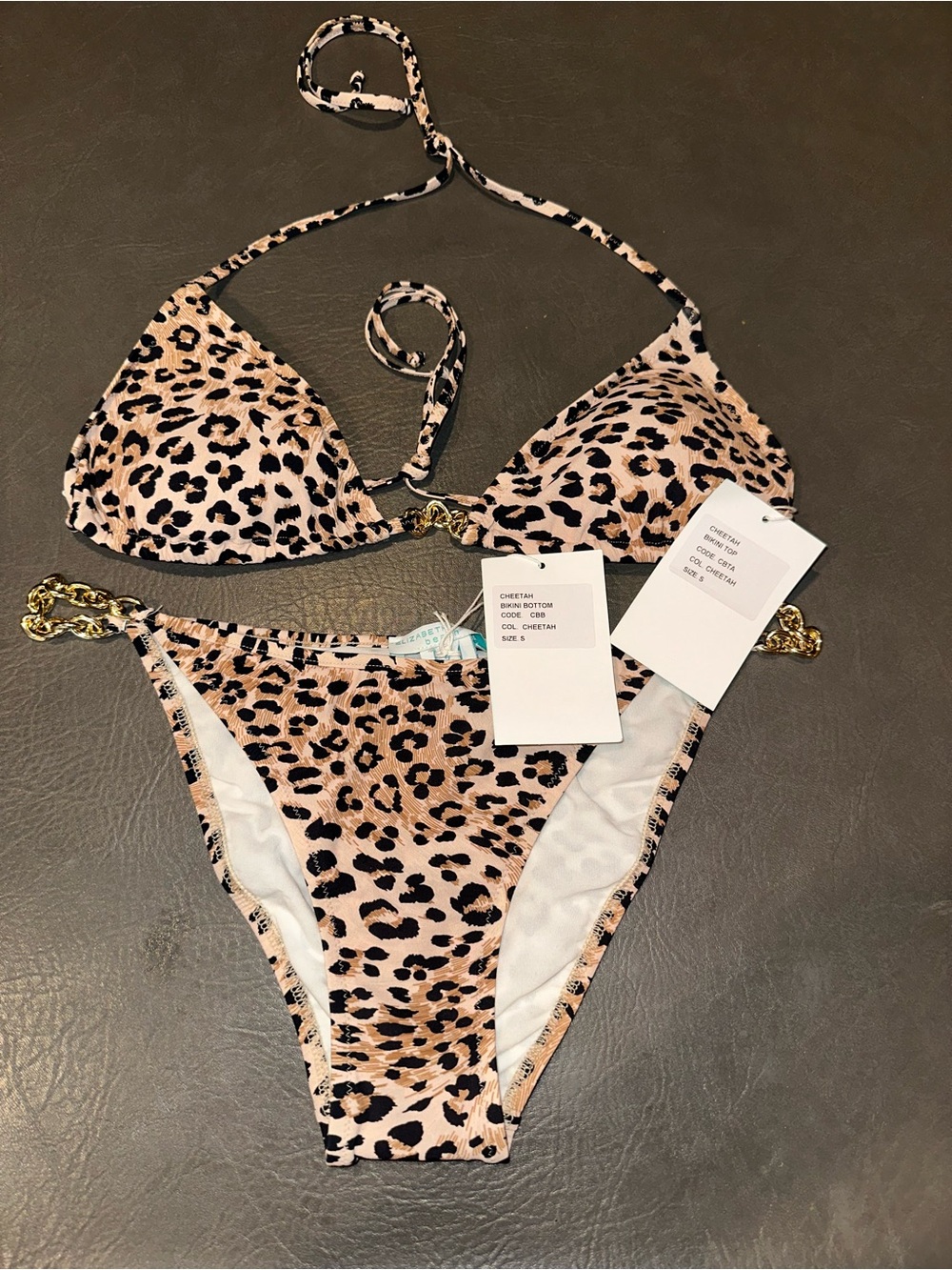 Elizabeth Hurley beach bikini set